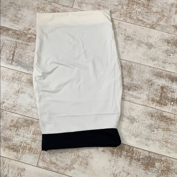 Bebe Black White Double Sided Skirt XS - Picture 2 of 3